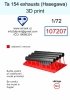 Omask 107207 Ta 154 exhausts (Hasegawa) 3D print 1/72